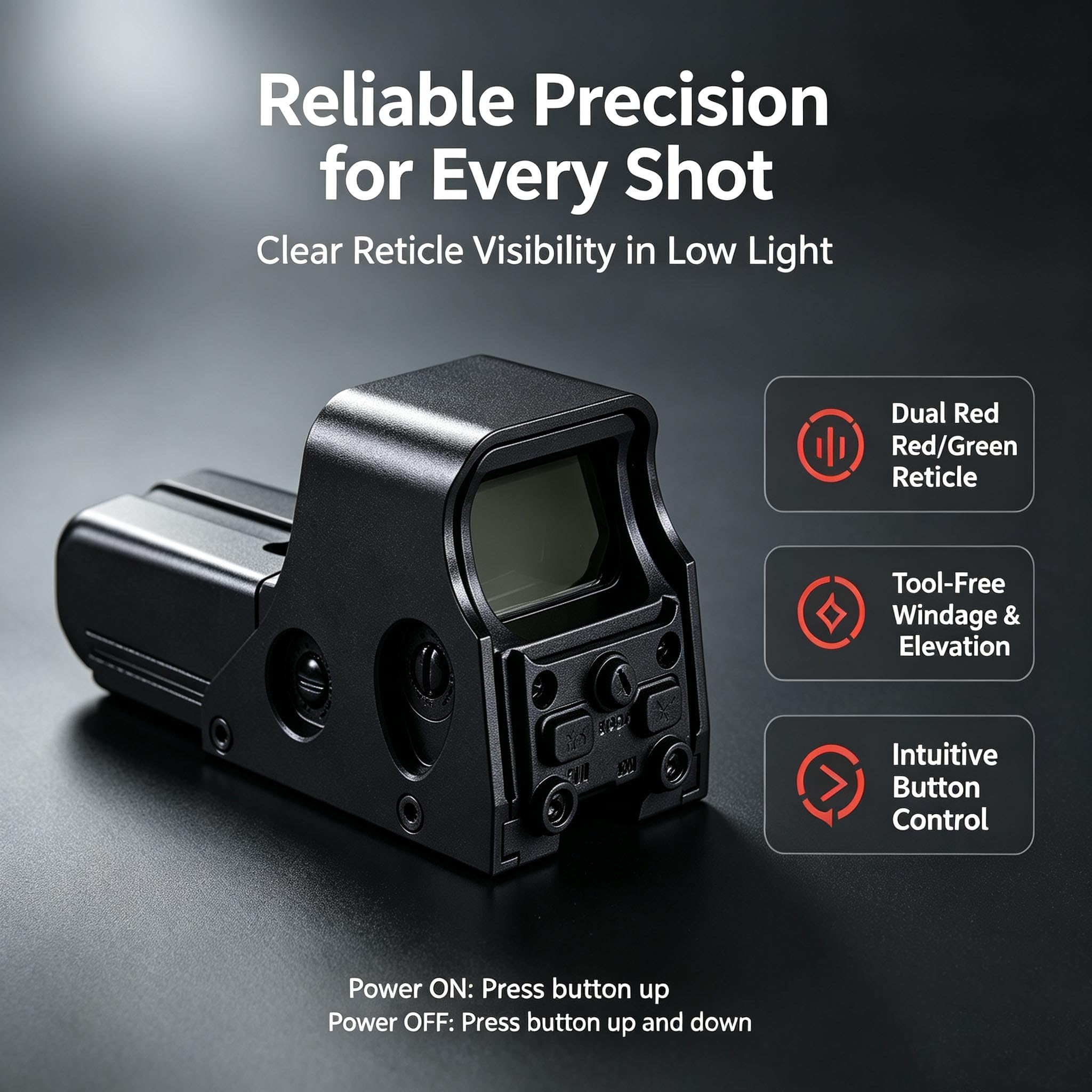 CPFIVE next to two AA batteries showing power method and compact scale