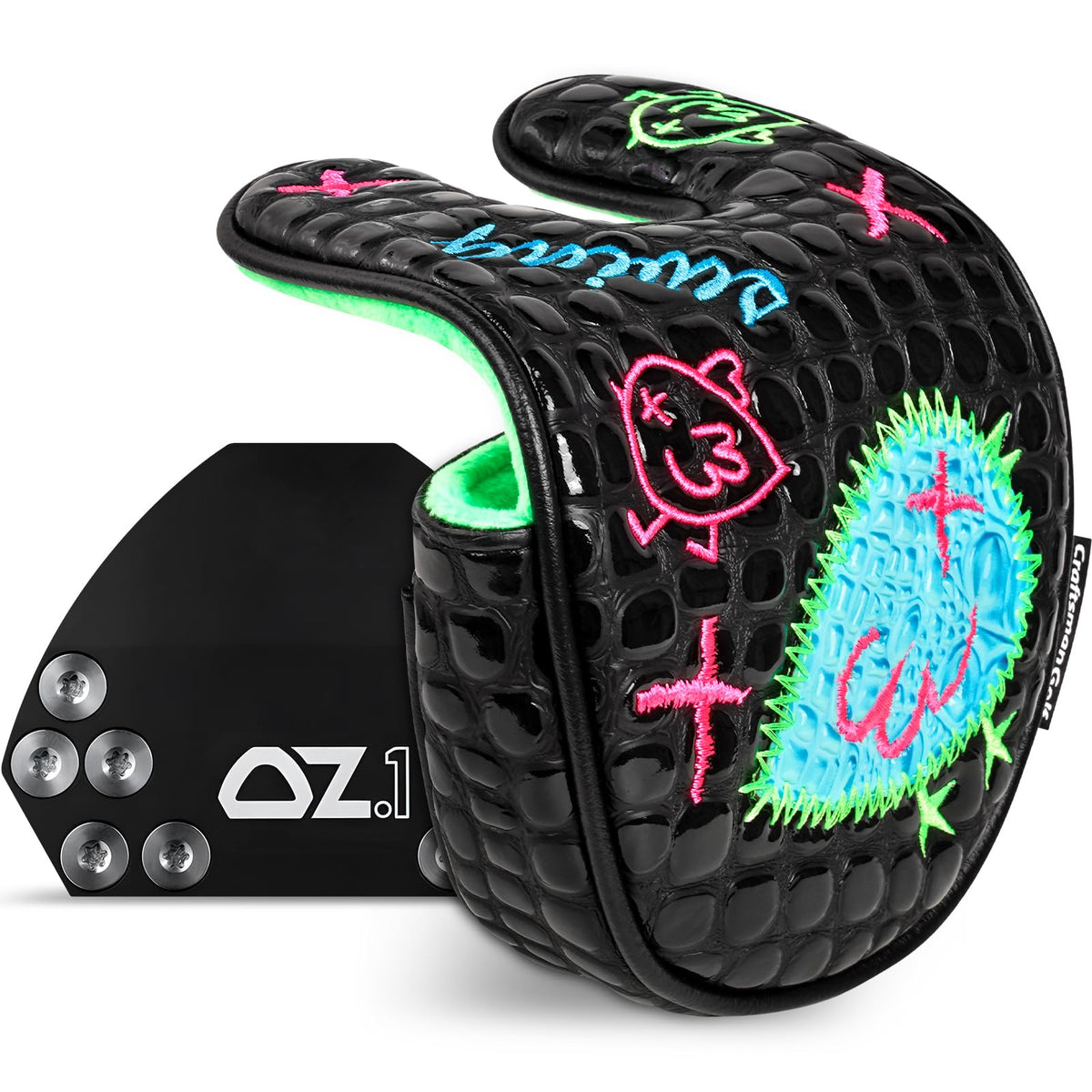 CRAFTSMAN GOLF front view of DF3 headcover showing fit and style benefit protection