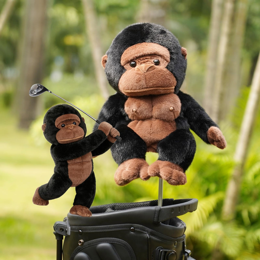 CRAFTSMAN GOLF gorilla headcover in play on course adding personality to gear
