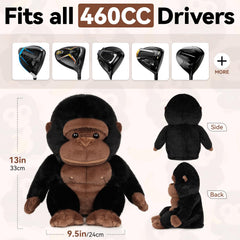 CRAFTSMAN GOLF gorilla side profile highlighting shape and durable stitching benefit