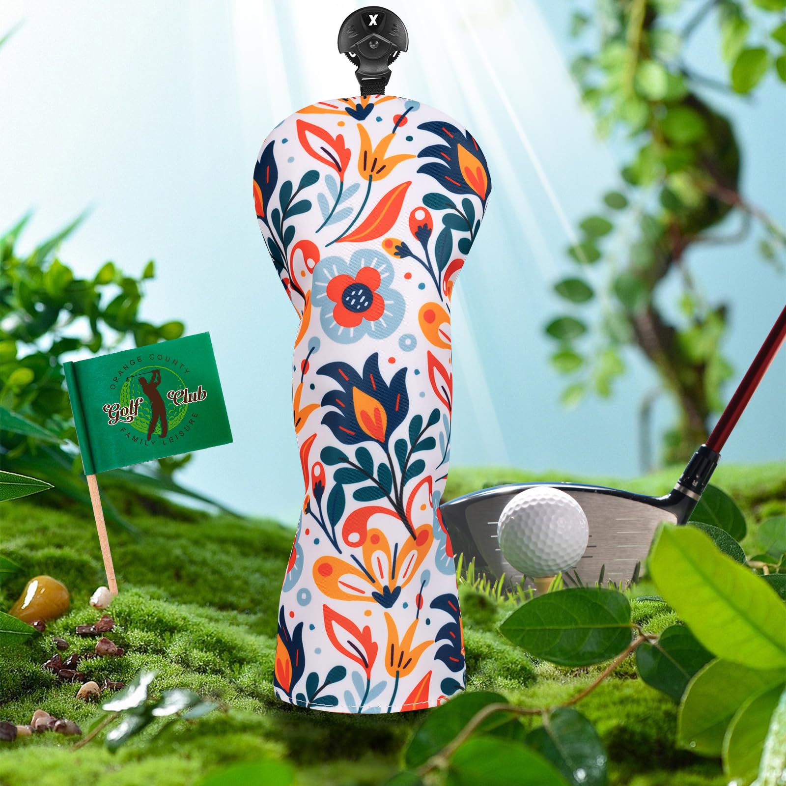 CRAFTSMAN GOLF floral covers on course adding style and visibility