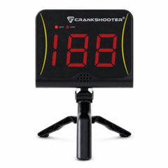 CRANKSHOOTER radar front display showing clear speed readout for fast feedback
