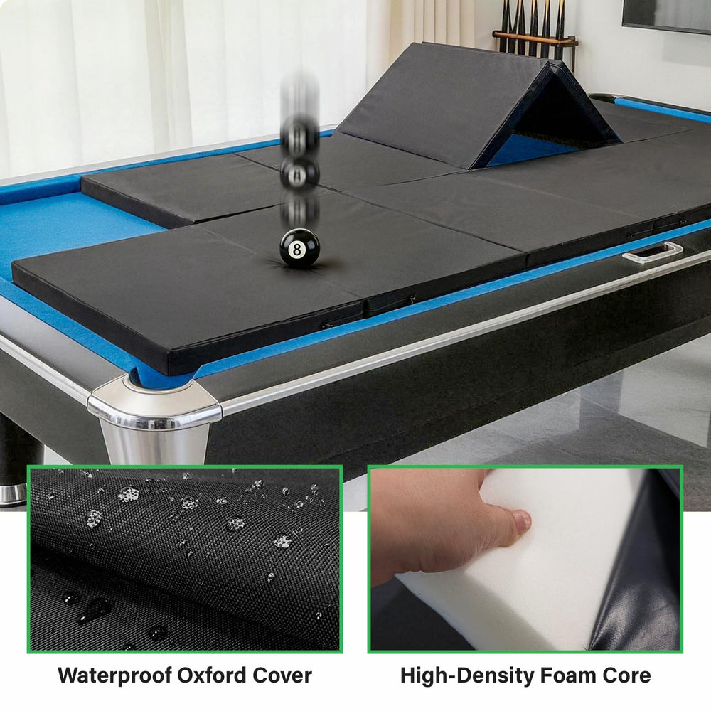 CRAURU folded insert stored under bed showing compact portability and space-saving benefit