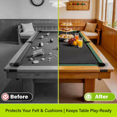 CRAURU insert used as dining table demonstrating multiuse function and table protection