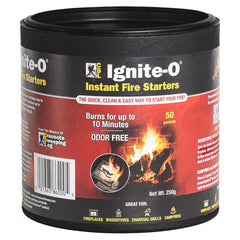 Creosote Ignite-O front packet showing branding and pack count for quick selection