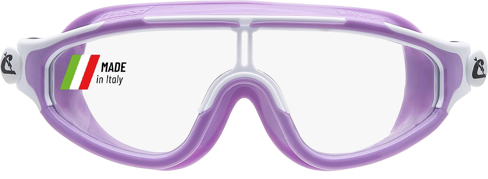 CRESSI Baloo front view showing compact single-lens and comfortable fit