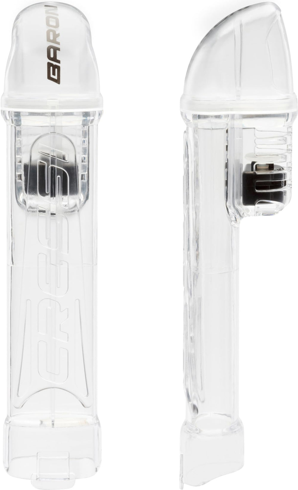 Cressi Baron Junior next to ruler showing size and scale benefit appropriate fit for kids