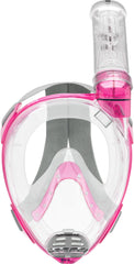 Cressi Baron Junior side profile highlighting dry snorkel and valve benefit