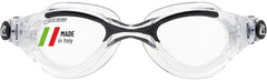 CRESSI Flash front view showing low-profile frame and clear lenses for wide sight