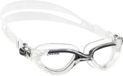 CRESSI Flash straps and buckle detail showing silicone double strap and easy adjust benefit
