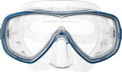 Cressi Onda side profile with strap adjusted quickly for comfortable secure fit