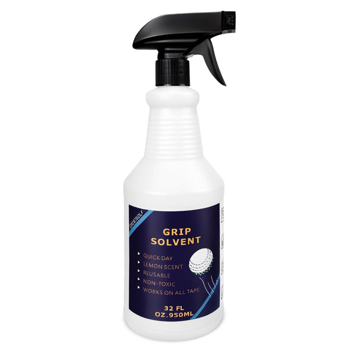 Crestgolf front label on 950ml bottle showing product name and scent benefit