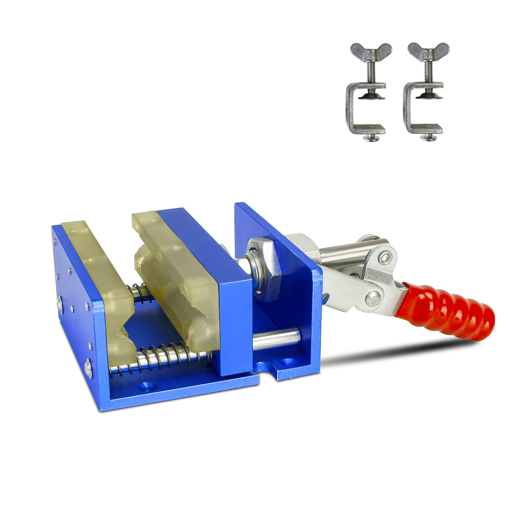 Crestgolf rubber jaw close-up protecting shaft surfaces during work