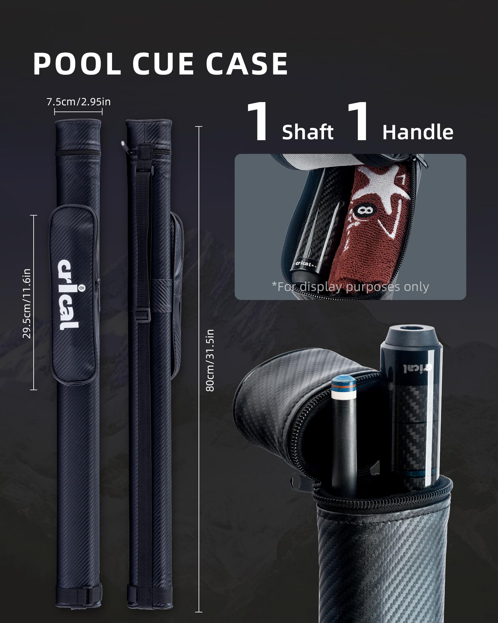 CRICAL cue in play striking ball to demonstrate improved cue-ball predictability