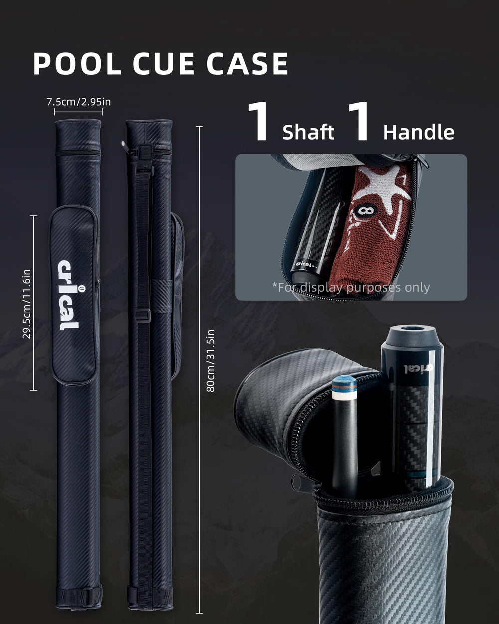 CRICAL cue in play striking ball to demonstrate improved cue-ball predictability