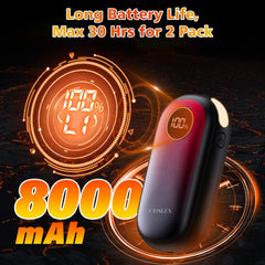 CRISLEX LED display close-up showing battery and heat level clarity