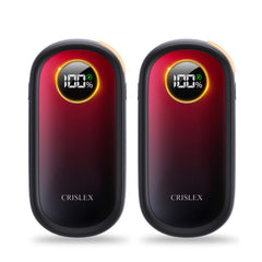 CRISLEX front view showing dual-sided hand warmer and compact benefit