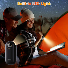 CRISLEX hand warmer held in palm providing quick cozy warmth