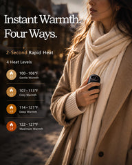 CRISLEX in palm demonstrating ergonomic grip and portable warmth