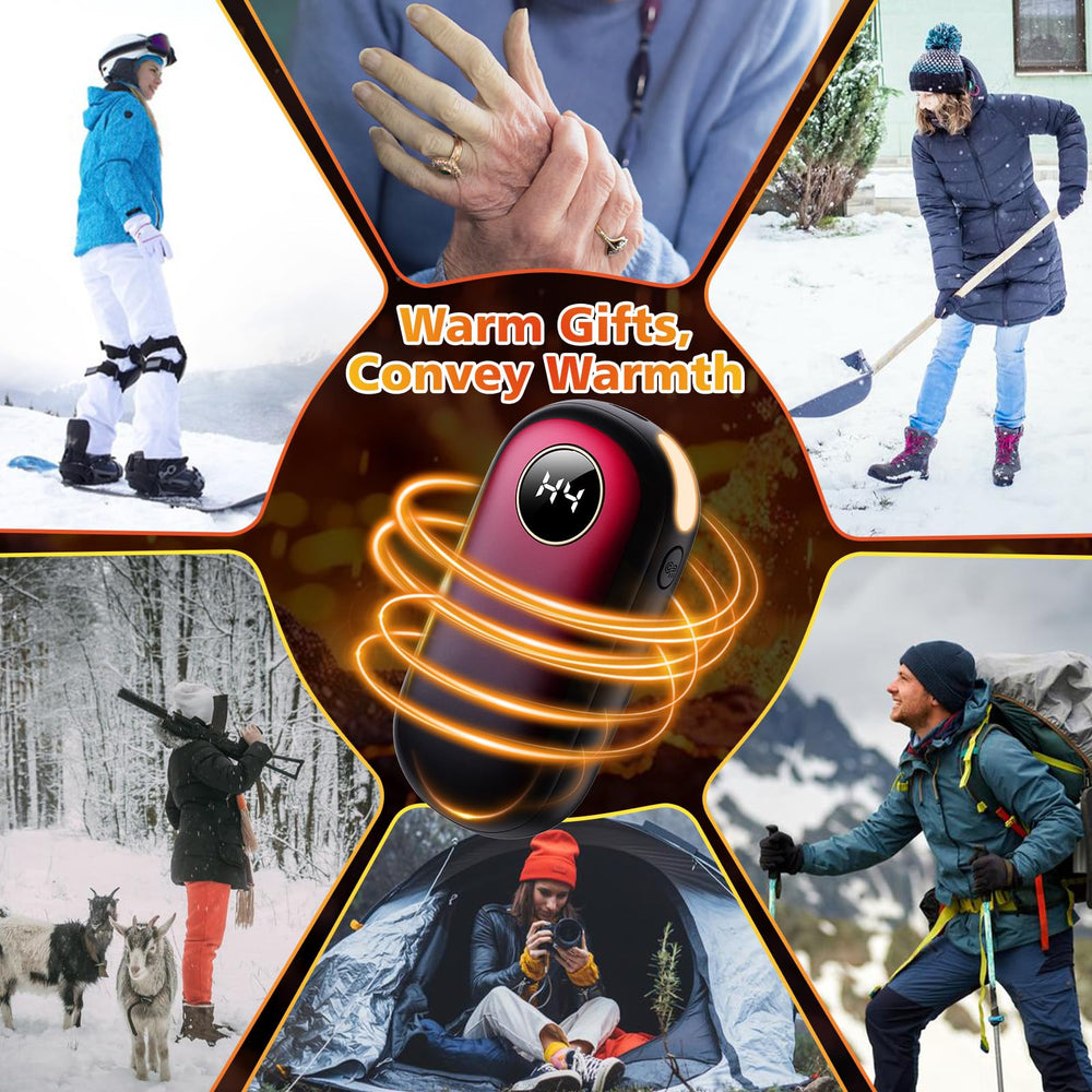 CRISLEX hand warmers on campsite gear conveying reliable outdoor warmth