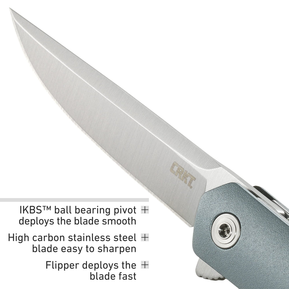 CRKT CEO compact handle texture close-up showing durable glass-reinforced nylon benefit