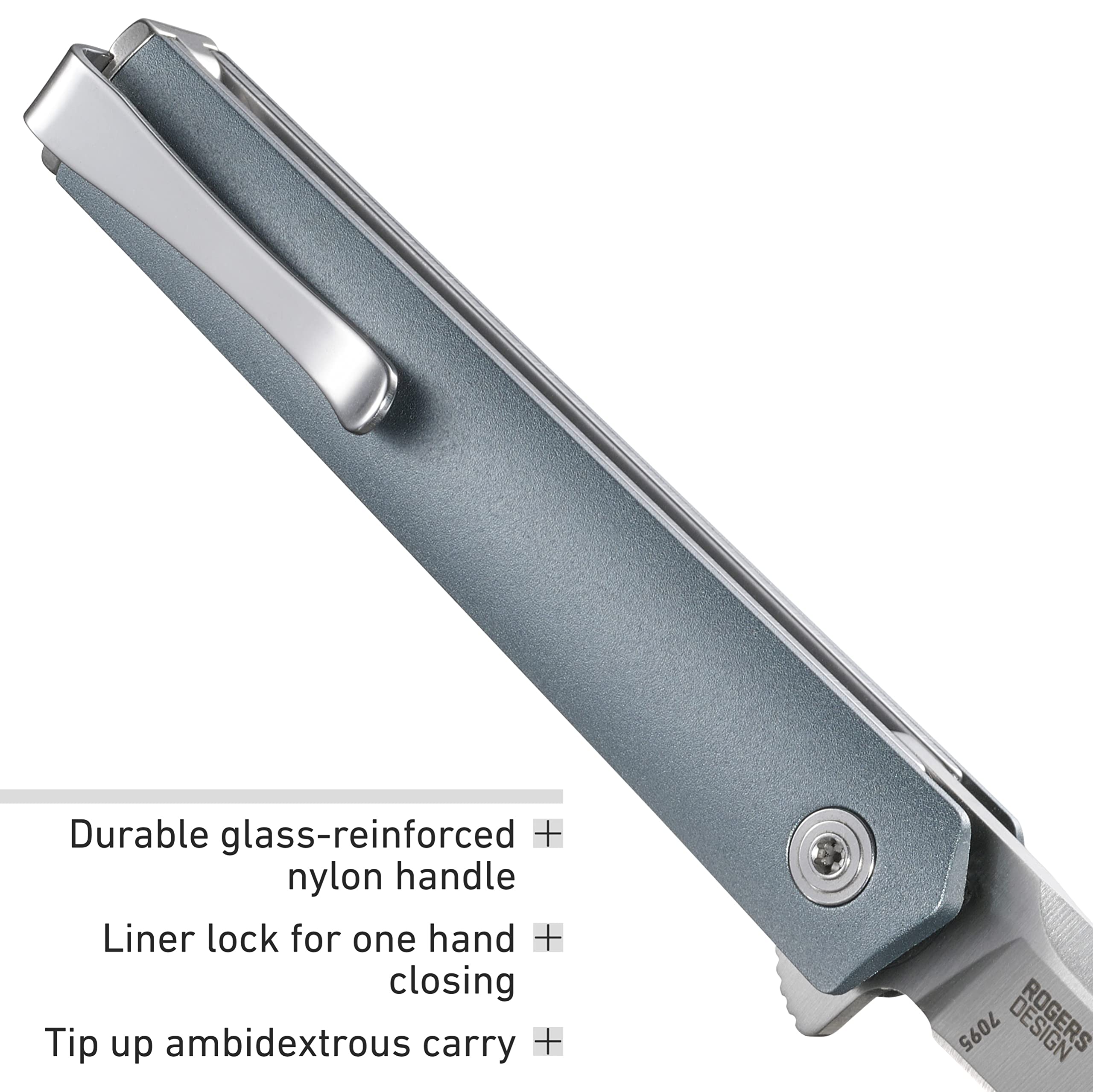 CRKT CEO compact held in hand showing compact size and ergonomic benefit