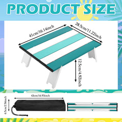 CroBlissful folded table inside carry bag for easy transport benefit