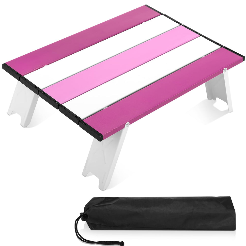 CroBlissful pink front view showing compact tabletop and stylish color for visibility