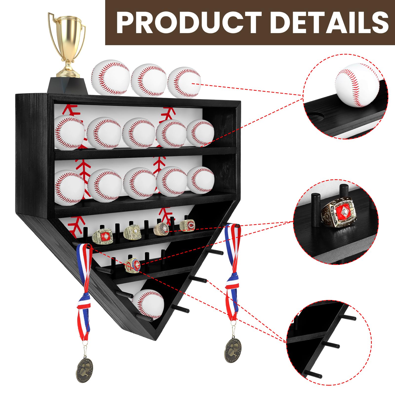 CroBlissful wall-mounted display in a game room, enhancing decor while showcasing treasured items