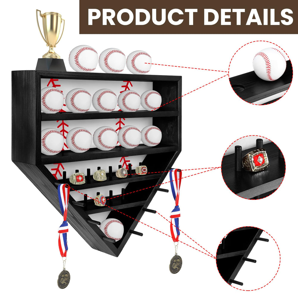 CroBlissful wall-mounted display in a game room, enhancing decor while showcasing treasured items