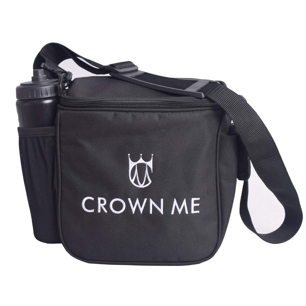 CROWN ME towel and mini marker laid out for cleaning discs and marking lies