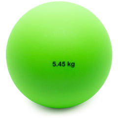 Crown Sporting Goods front view shot put showing clean finish and weight benefit