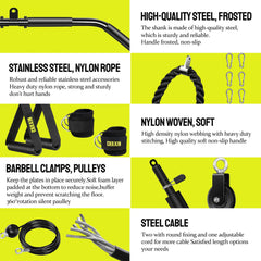CRRXIN cable and pulley close-up highlighting smooth rotation and durability