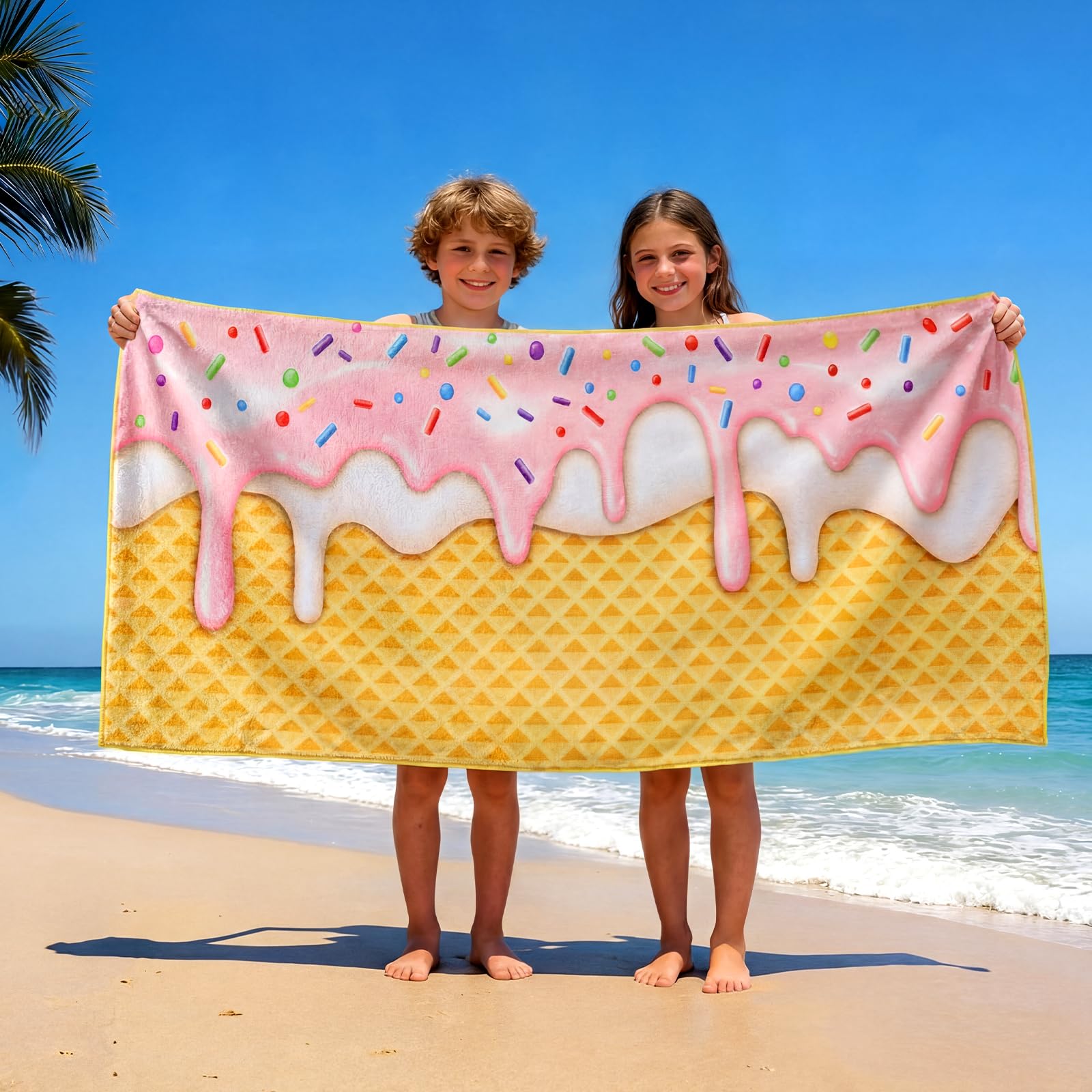 CrystalSylara multiple towels arranged as team giveaway for consistent group branding