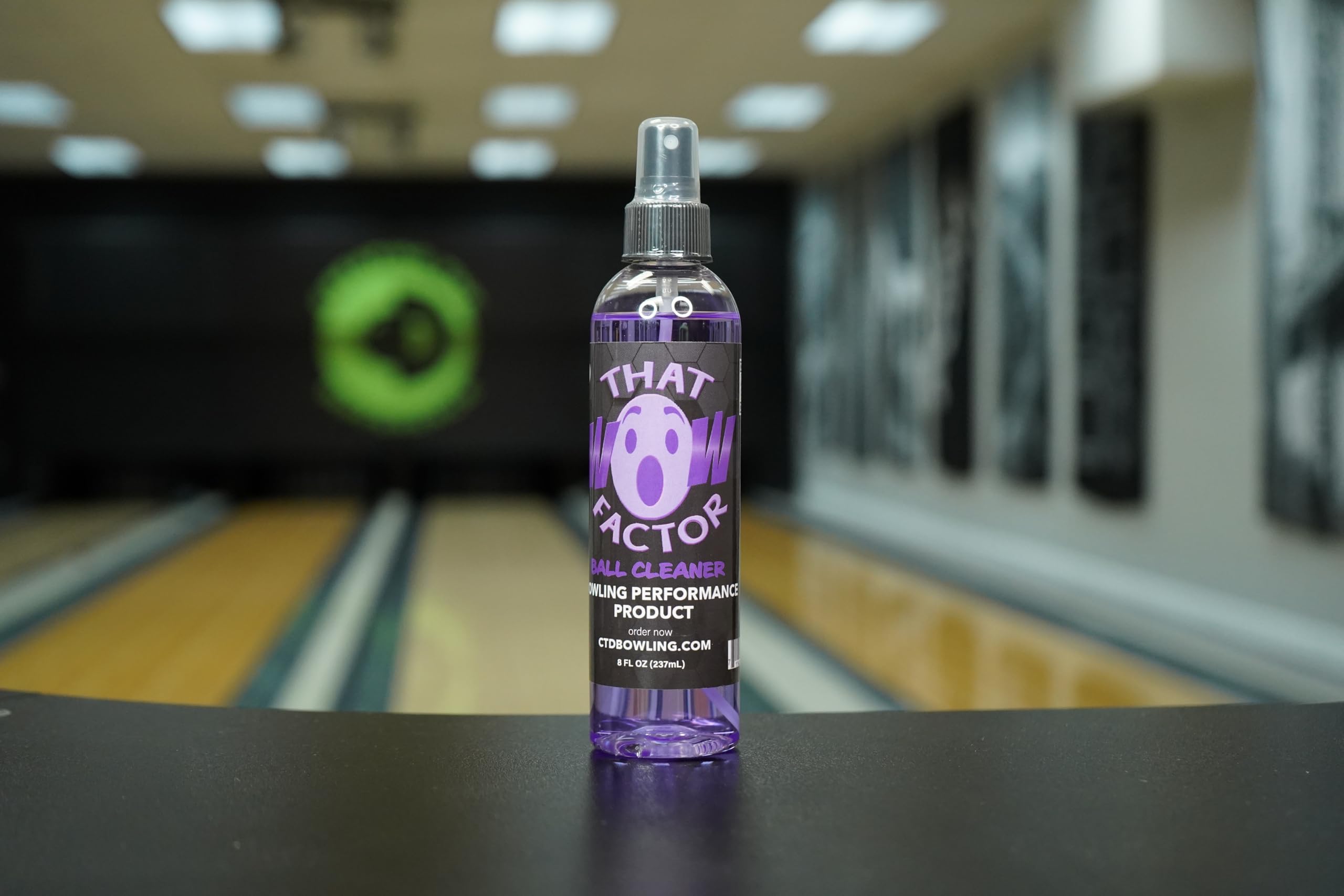 Creating the Difference used on bowling ball to remove oil and restore grip