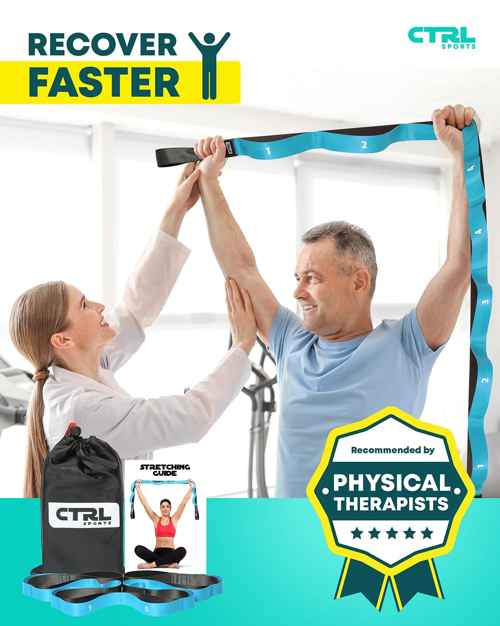 CTRL Sports strap packed inside carry bag for convenient travel and storage