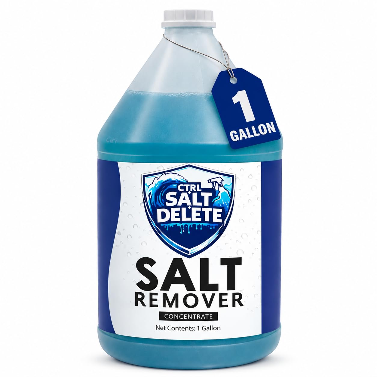 CTRL+SALT+DELETE front bottle image shows concentrated remover and clear labeling for quick identification