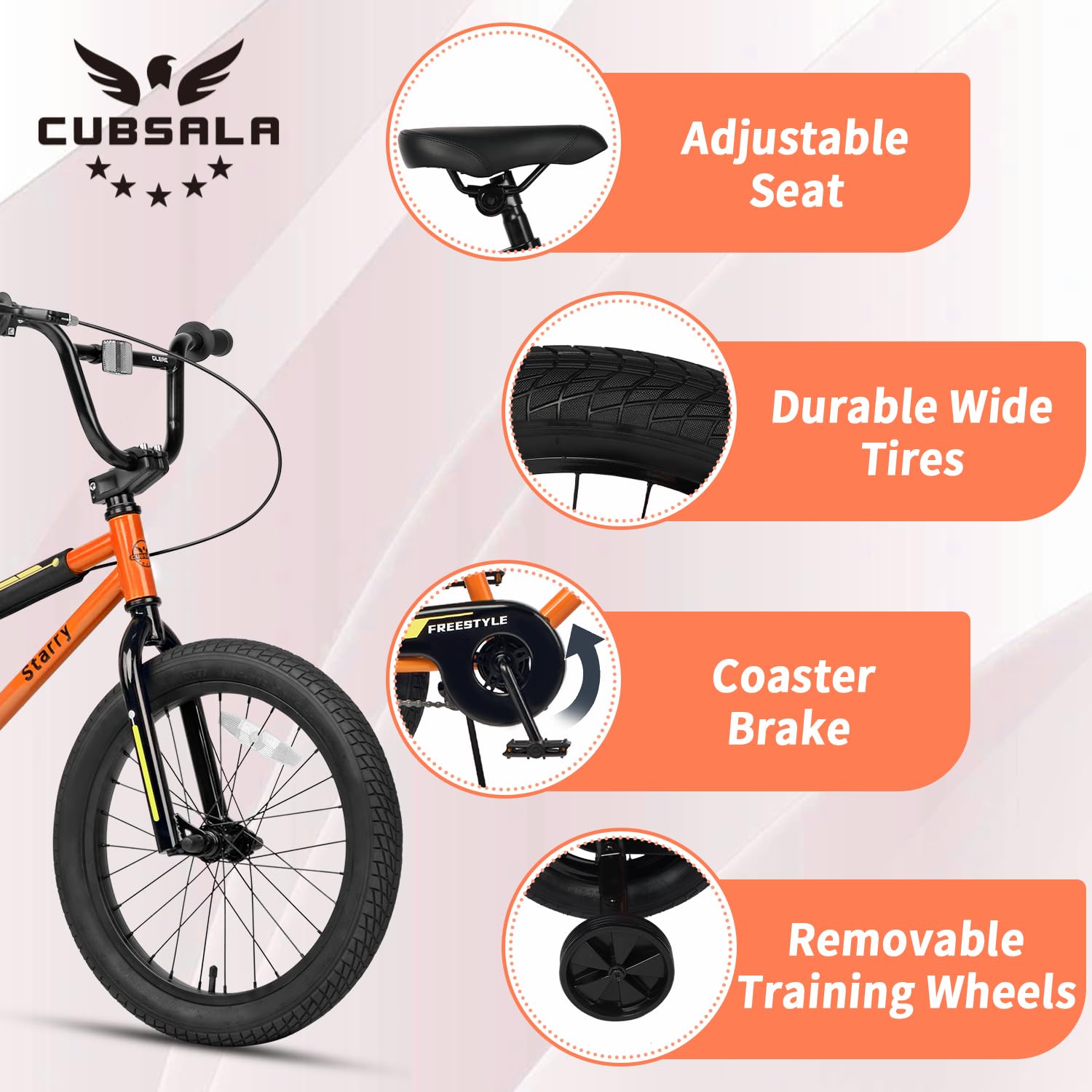 cubsala adjustable seat and post illustrating growing-fit comfort benefit