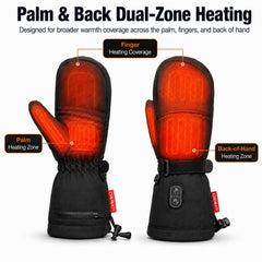CUEHEAT FrostForge back-of-hand detail displaying dual-zone heat control benefits