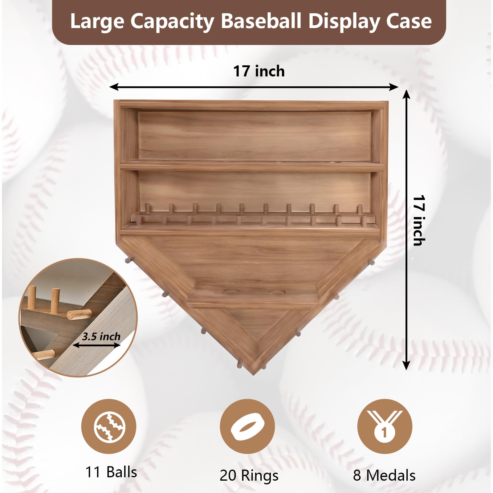 Cuesonmy close-up pine wood grain and stain highlighting durable quality and classic look