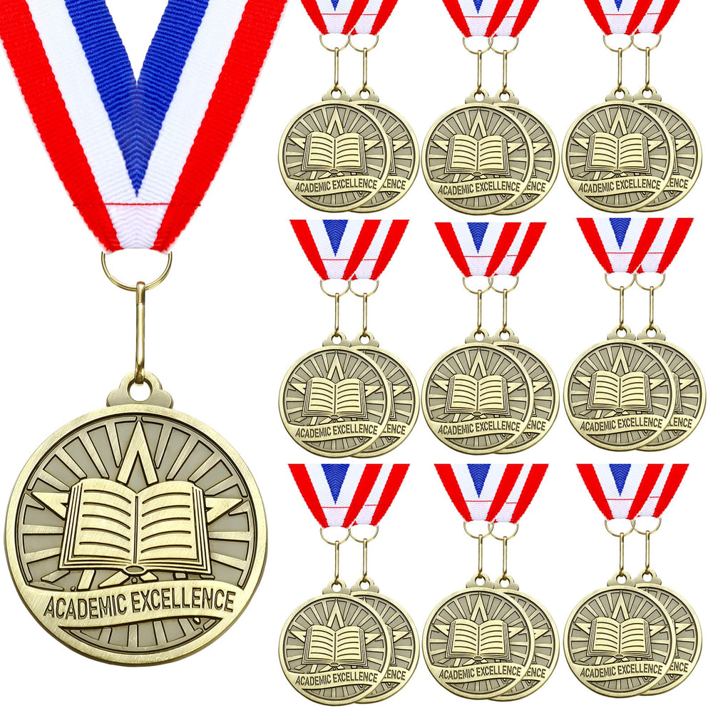 Cunno front view of gold medal pack showing polished finish and award text