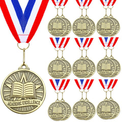 Cunno front view of gold medal pack showing polished finish and award text