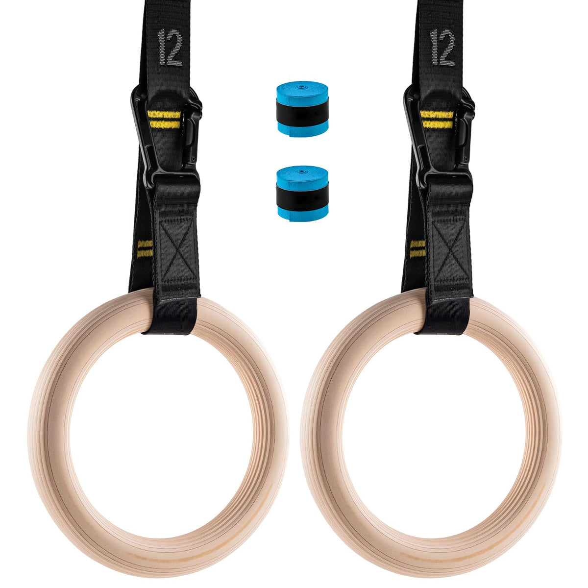 Cupbunny wooden rings front packaging showing complete kit and portability benefits