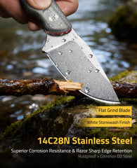 CVLIFE molded Kydex sheath attached to belt showing quick access benefit