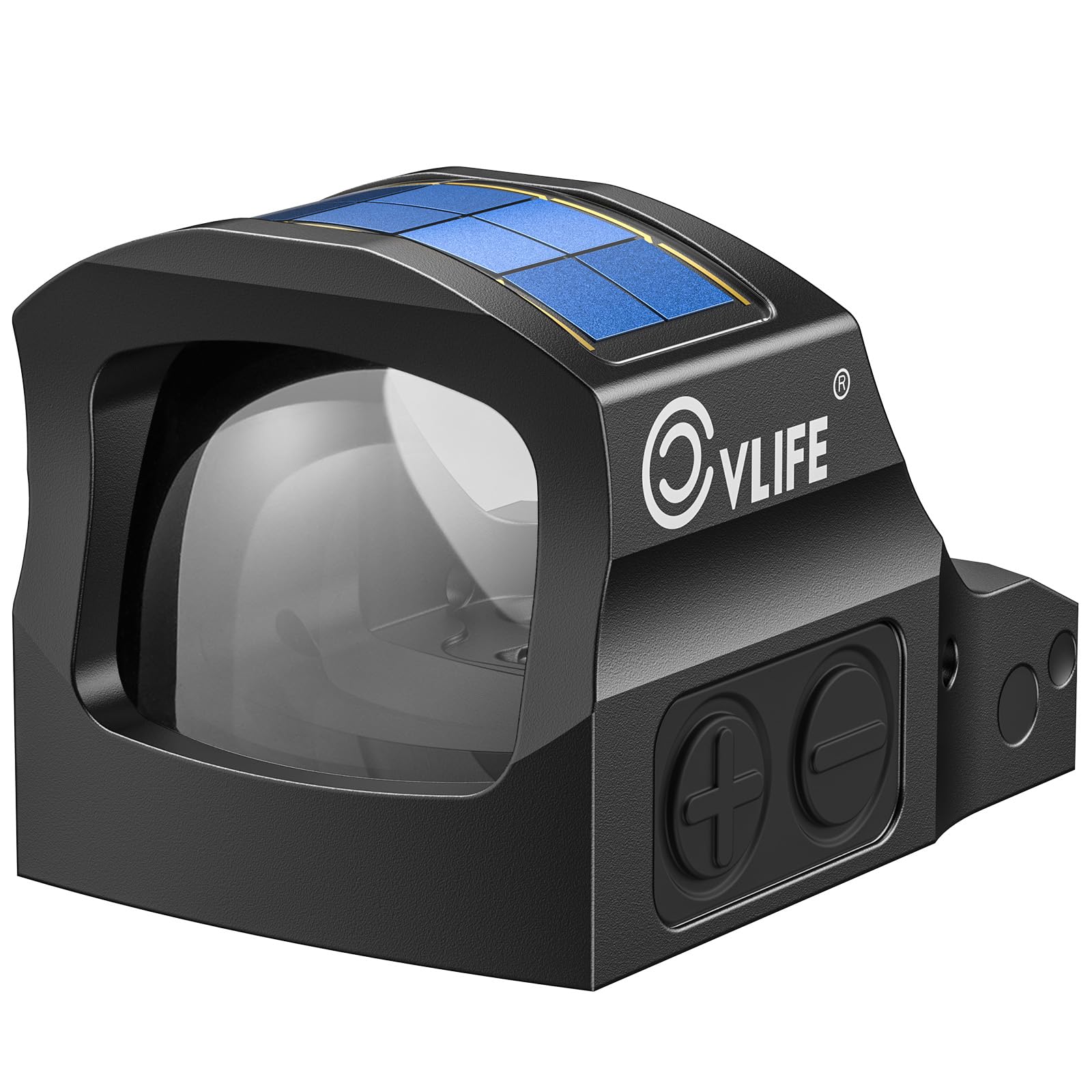 CVLIFE front view of reflex optic showing compact footprint and quick target acquisition