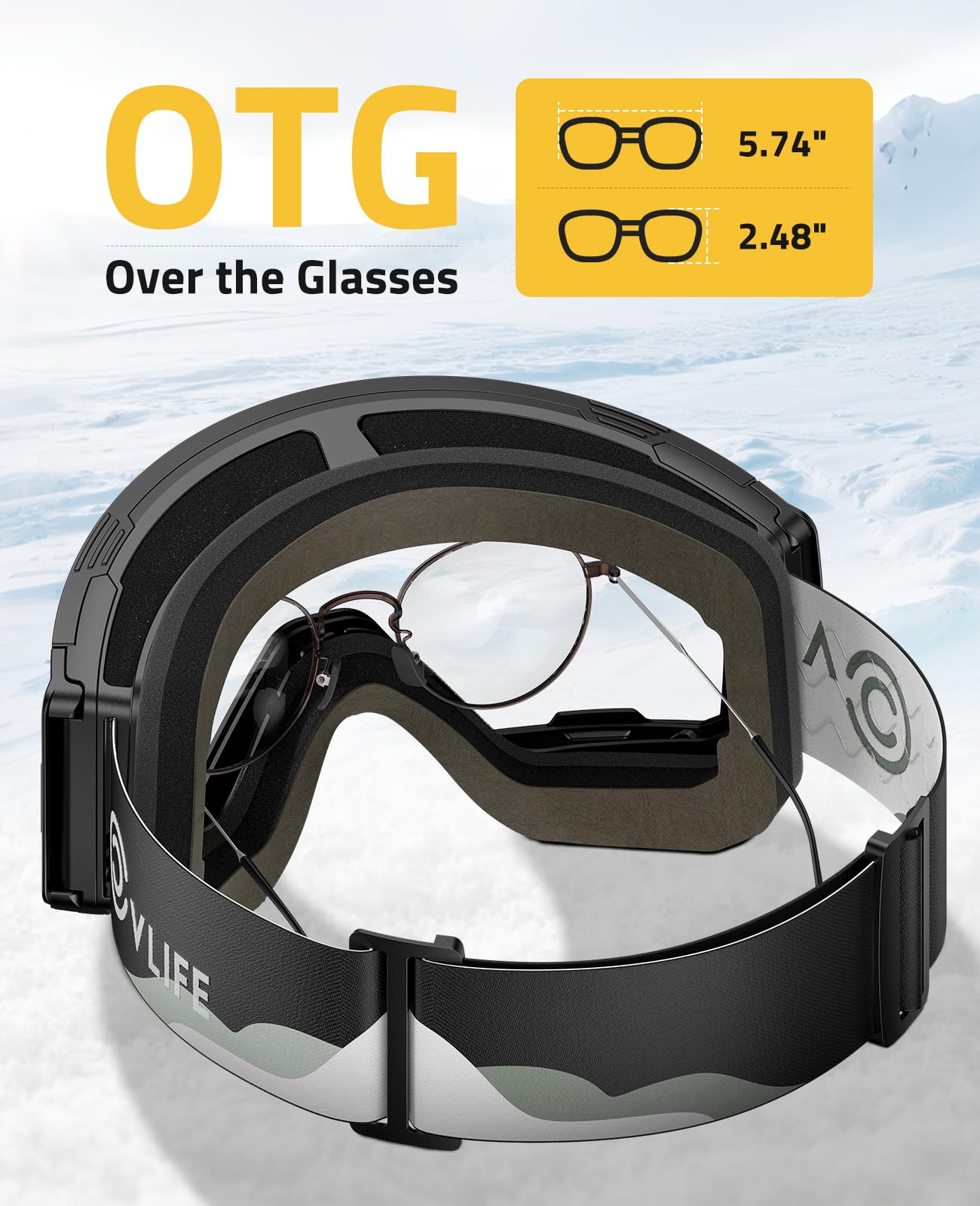CVLIFE side profile fitted with helmet for seamless integration