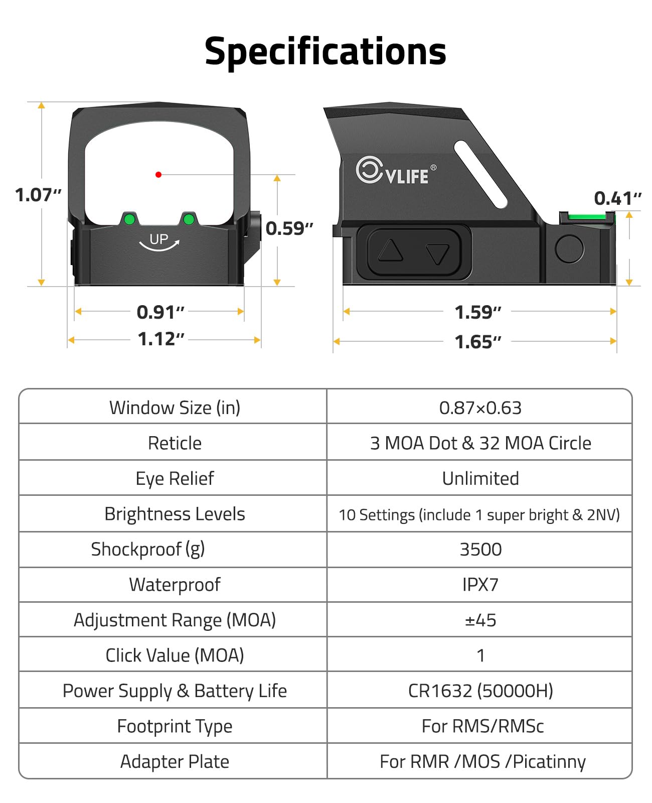 CVLIFE WolfCovert X splashed with water demonstrating IPX7 protection and reliability