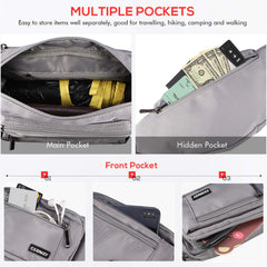 CXWMZY close-up of heavy-duty zipper and reinforced stitching for durability