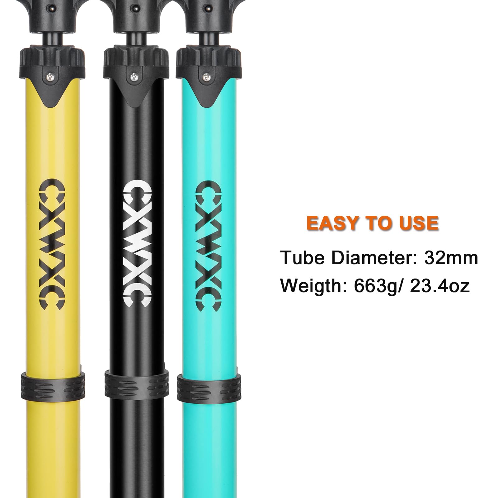 CXWXC 50 cm hose displayed to show reach and flexible connection