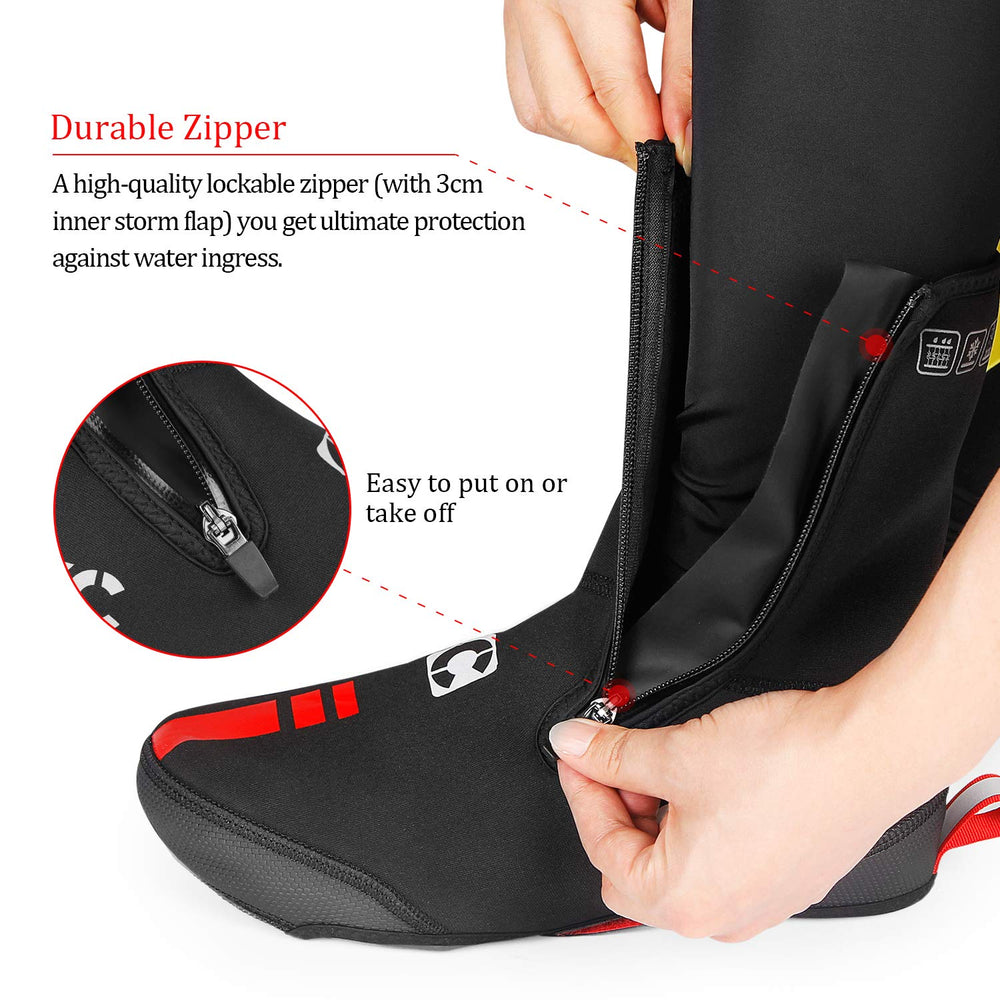 CXWXC zipper with inner storm flap for water resistance and secure fit